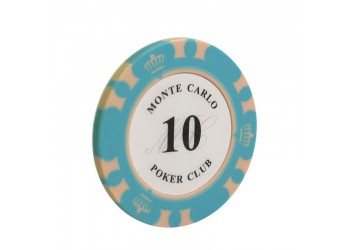 5 stuk Professionele Upscale Klei Casino Texas Poker Chips 14G waarde 10